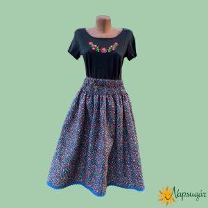 Apró virágmintás női táncos szoknya Apró virágmintás női táncos szoknya